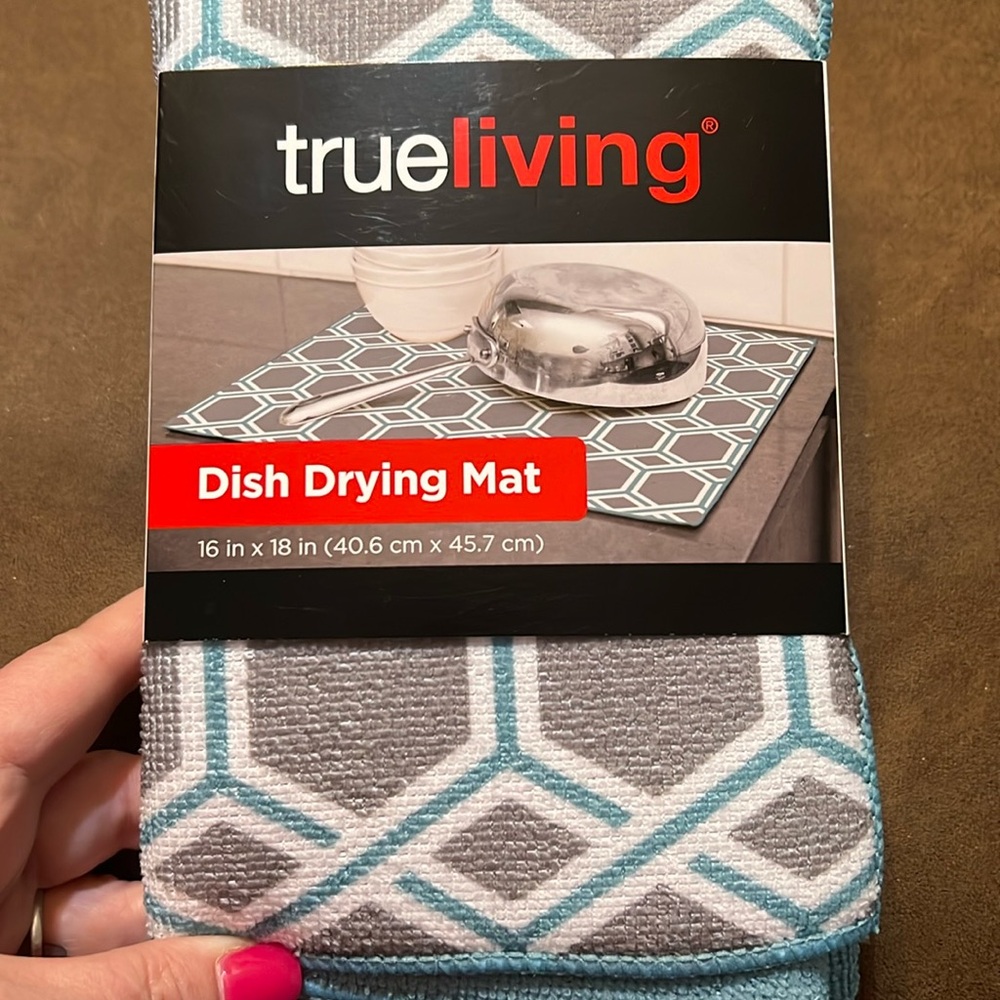 NWT Trueliving Dish Drying Mat